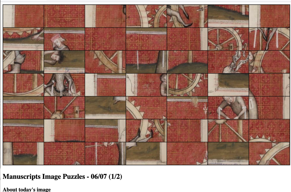 Manuscript Puzzle screenshot